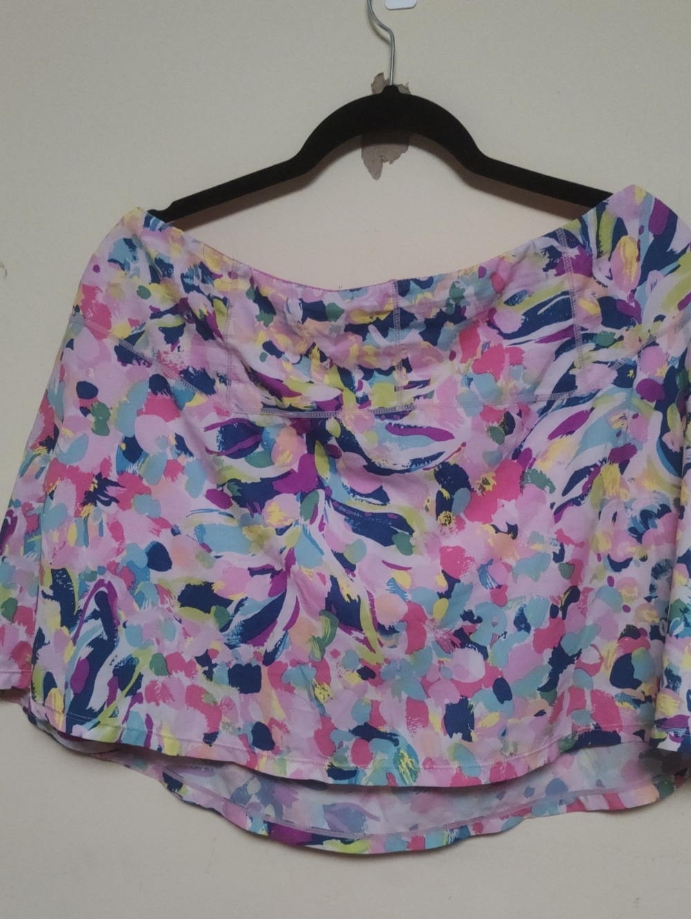 Lilly Pulitzer Luxletic Floral Watercolor Print Skort in Pastel Multicolor